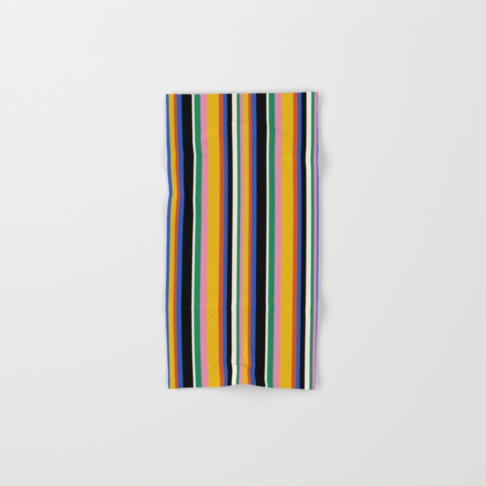 Classic Stripes XIII - Bold Retro Bath Towel Gallery Image 1