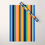 Classic Stripes XIII - Bold Retro Wrapping Paper Gallery Image 1