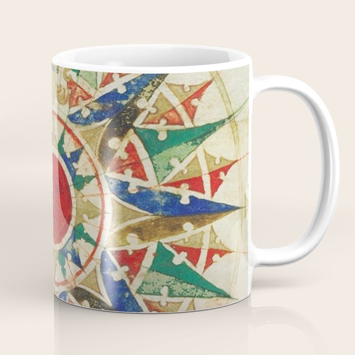 Vintage Compass Rose Diagram (1502) Coffee Mug Gallery Image 1