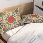 Vintage Compass Rose Diagram (1502) Pillow Sham Gallery Image 2