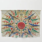 Vintage Compass Rose Diagram (1502) Wall Hanging Gallery Image 1