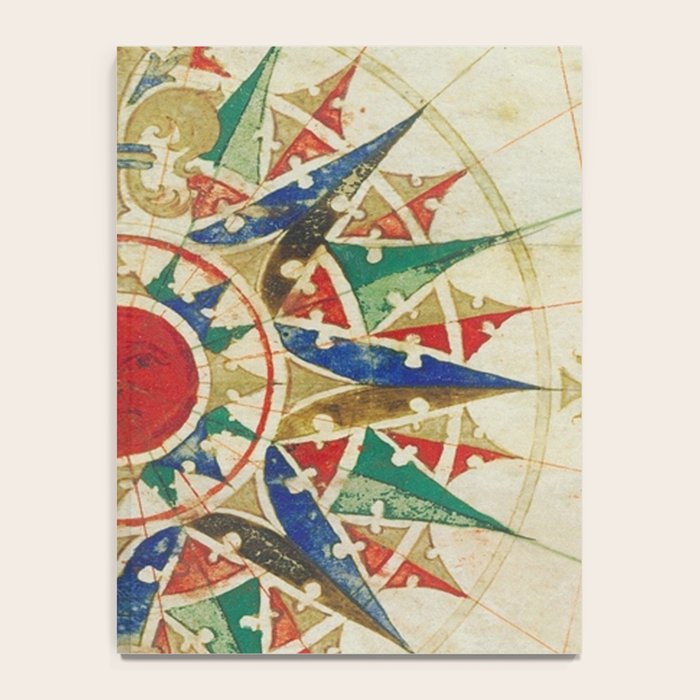Vintage Compass Rose Diagram (1502) Notebook Gallery Image 4