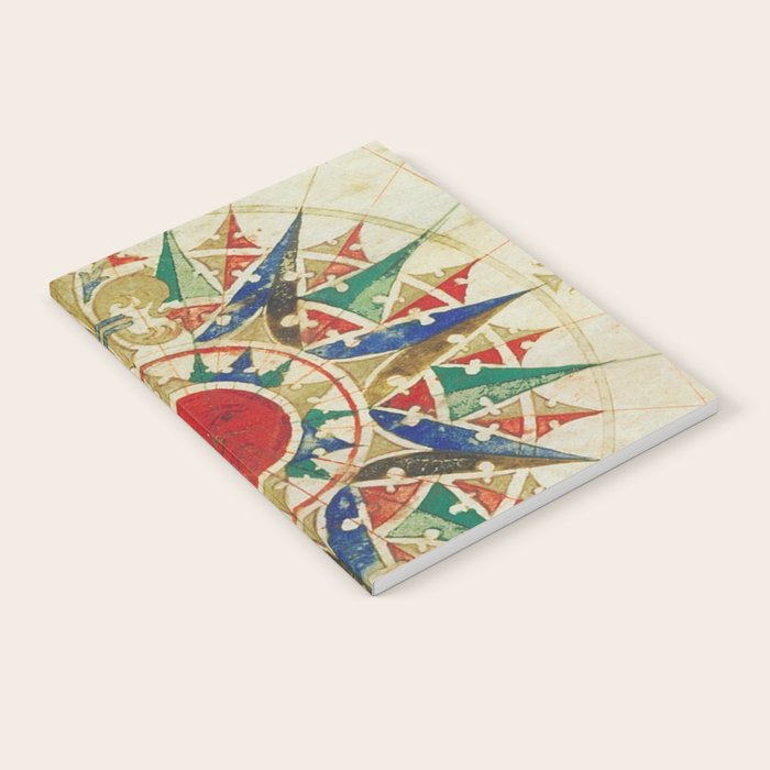 Vintage Compass Rose Diagram (1502) Notebook Gallery Image 2