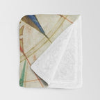 Vintage Compass Rose Diagram (1502) Throw Blanket Gallery Image 3