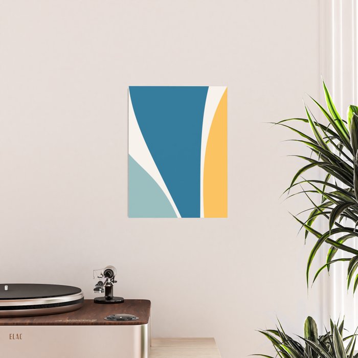 Minimalist Plant Abstract LXI Poster Gallery Image 2