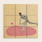 Lawn Tennis Wood Wall Art Gallery Image 1