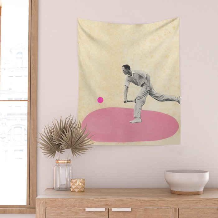 Lawn Tennis Wall Tapestry Gallery Image 2