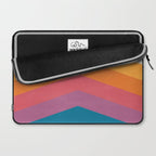 Candy Chevrons: Vintage 80s California Edition Laptop Sleeve Gallery Image 2