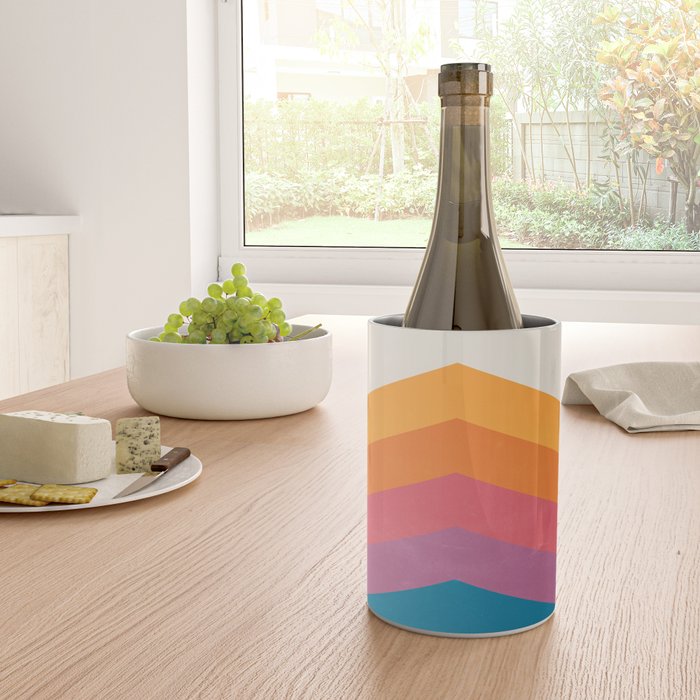 Candy Chevrons: Vintage 80s California Edition Wine Chiller Gallery Image 4