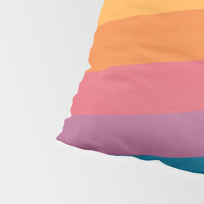 Candy Chevrons: Vintage 80s California Edition Pillow Sham Gallery Image 4