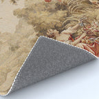 Antique 18th Century Romantic Pastoral Scene French Aubusson Tapestry Rug Gallery Image 4