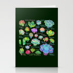 Baby succulent 2 - dark Stationery Card Gallery Image 2