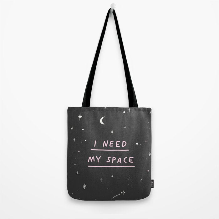 I Need My Space Tote Bag Gallery Image 2