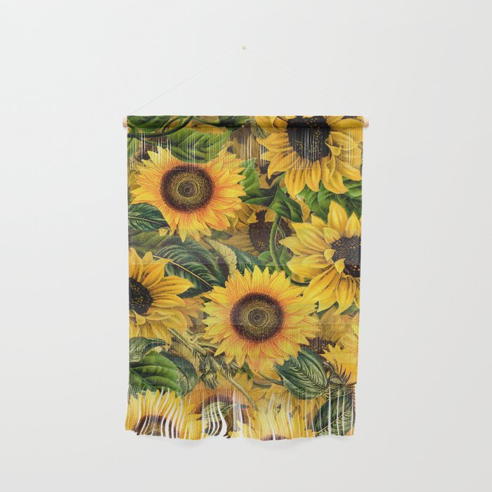 Vintage & Shabby Chic - Noon Sunflowers Garden Wall Hanging Gallery Image 1
