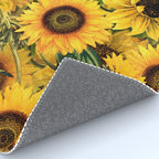 Vintage & Shabby Chic - Noon Sunflowers Garden Rug Gallery Image 4