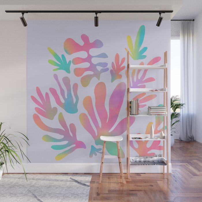 Matisse colorful pastel cutouts Wall Mural Gallery Image 1