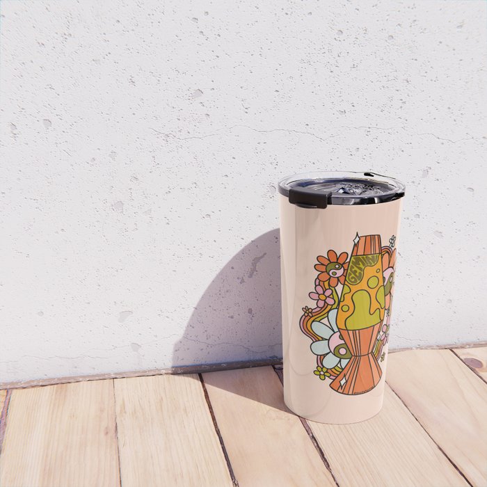Gemini Lava Lamp Travel Mug Gallery Image 4