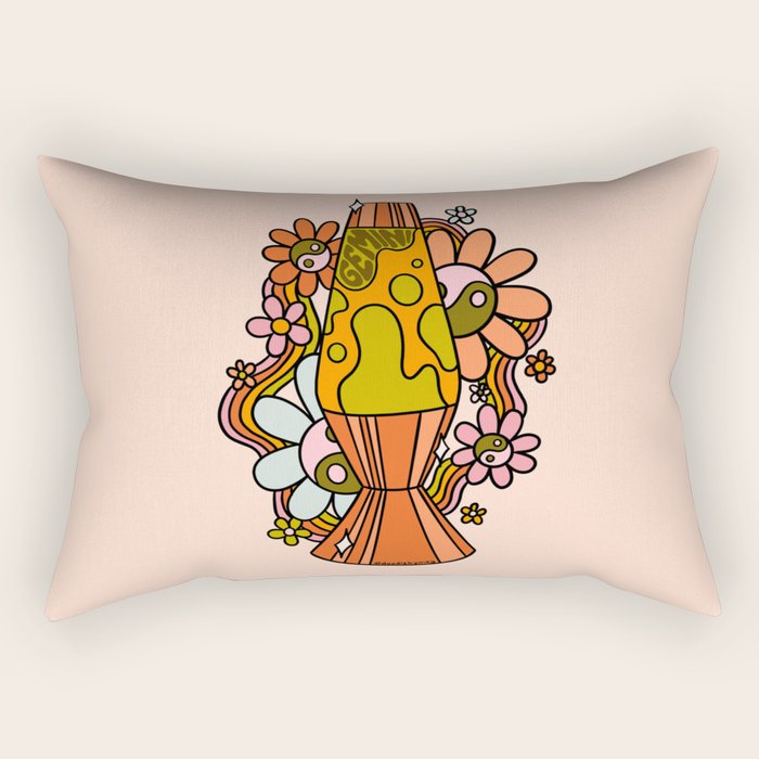 Gemini Lava Lamp Rectangular Pillow Gallery Image 1