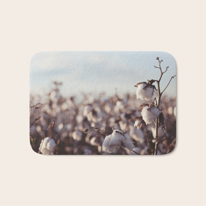 West Texas Cotton Field Bath Mat Gallery Image 1