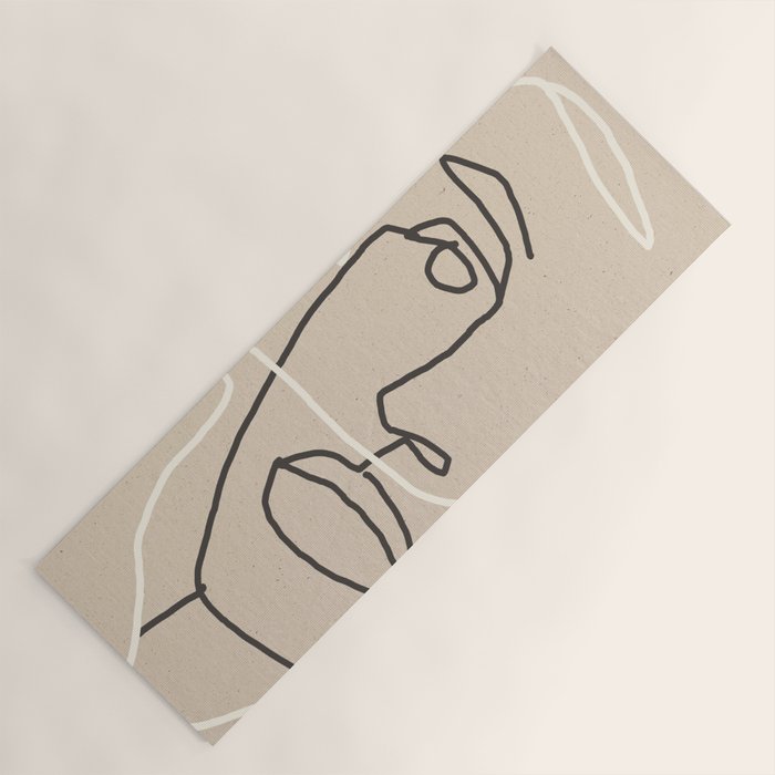 Abstract Face 17 Yoga Mat Gallery Image 1