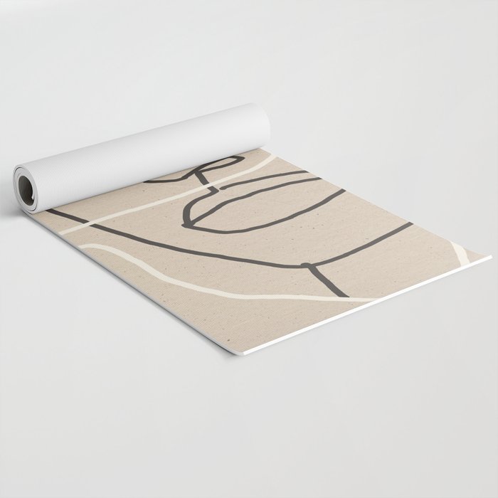 Abstract Face 17 Yoga Mat Gallery Image 2
