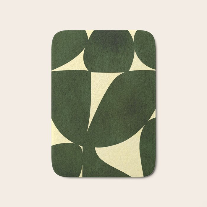 Abstract botanical 56 Bath Mat Gallery Image 1