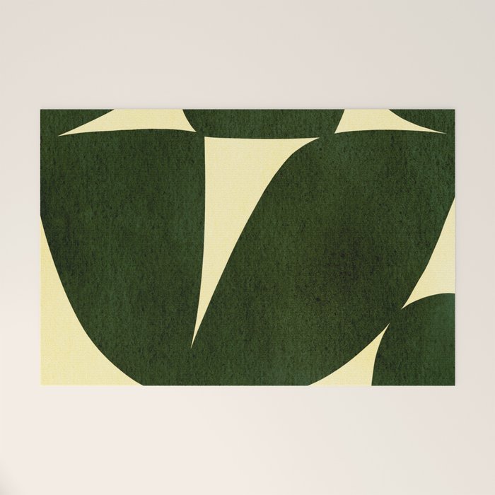 Abstract botanical 56 Welcome Mat Gallery Image 1