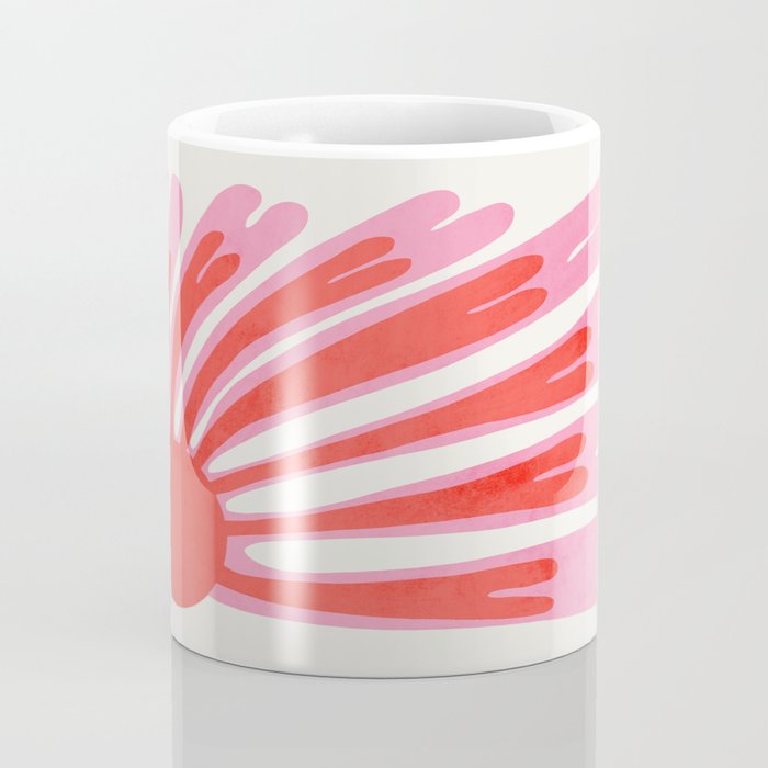 Tart & Amaranth: Wild Flower | Matisse Foliage Paper Cutouts Coffee Mug Gallery Image 4