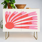 Tart & Amaranth: Wild Flower | Matisse Foliage Paper Cutouts Credenza Gallery Image 1