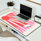 Tart & Amaranth: Wild Flower | Matisse Foliage Paper Cutouts Desk Mat Gallery Image 2