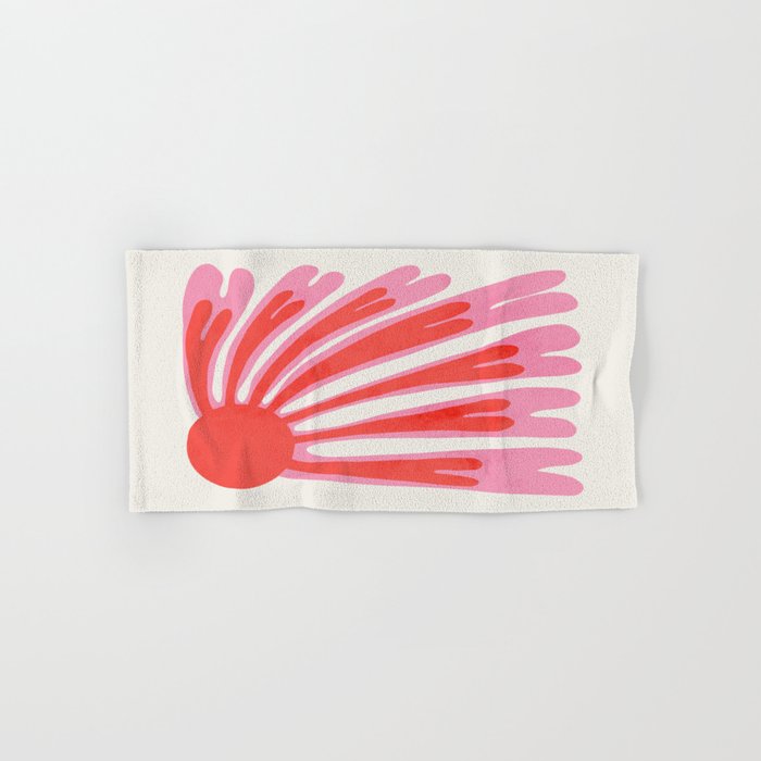 Tart & Amaranth: Wild Flower | Matisse Foliage Paper Cutouts Bath Towel Gallery Image 1