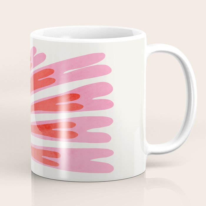 Tart & Amaranth: Wild Flower | Matisse Foliage Paper Cutouts Coffee Mug Gallery Image 1