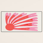 Tart & Amaranth: Wild Flower | Matisse Foliage Paper Cutouts Desk Mat Gallery Image 3