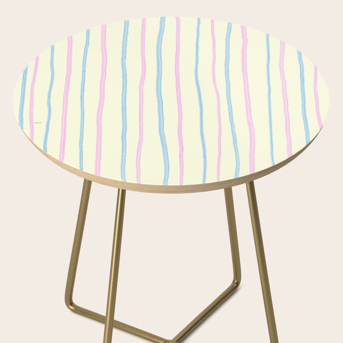 Cotton Candy Stripes Side Table Gallery Image 2