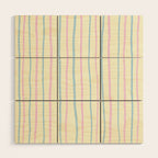 Cotton Candy Stripes Wood Wall Art Gallery Image 1