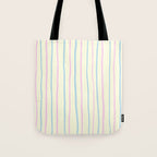 Cotton Candy Stripes Tote Bag Gallery Image 1