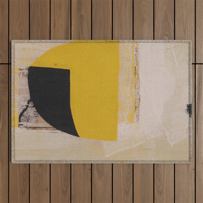 Connected Shapes #2 Outdoor Rug Gallery Image 1