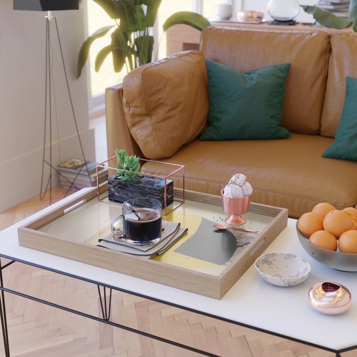 Connected Shapes #2 Serving Tray Gallery Image 2