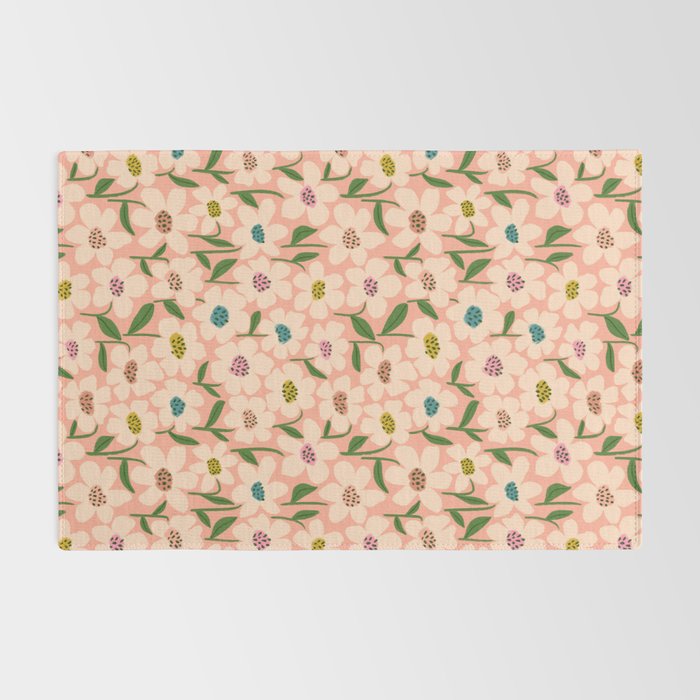 Blossom - Color fun Peach Rug Gallery Image 2