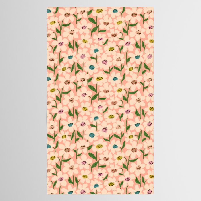 Blossom - Color fun Peach Tablecloth Gallery Image 2