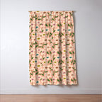 Blossom - Color fun Peach Window Curtain Gallery Image 3