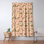 Blossom - Color fun Peach Window Curtain Gallery Image 5