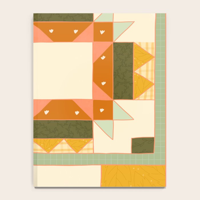 Vintage Quilt Square Notebook Gallery Image 4