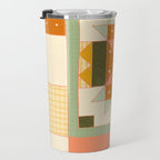 Vintage Quilt Square Travel Mug Gallery Image 3