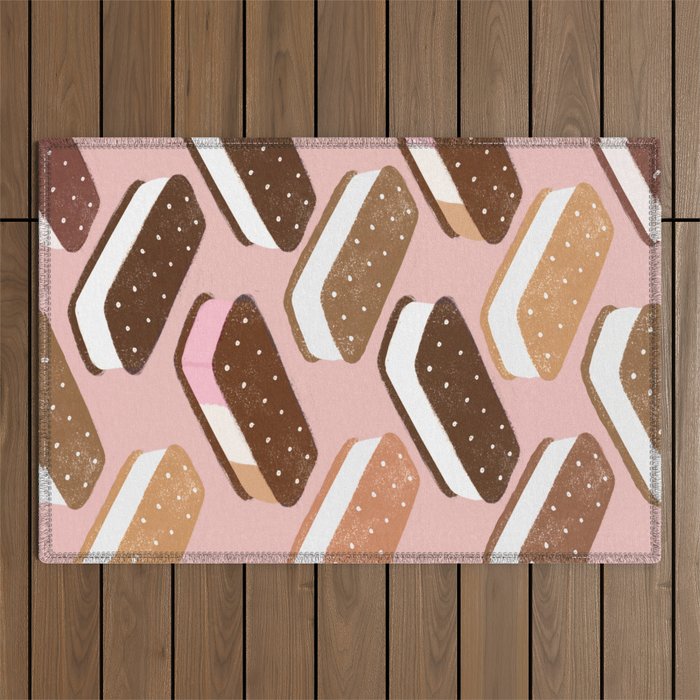 Ice Cream Sandwiches Outdoor Rug Gallery Image 1