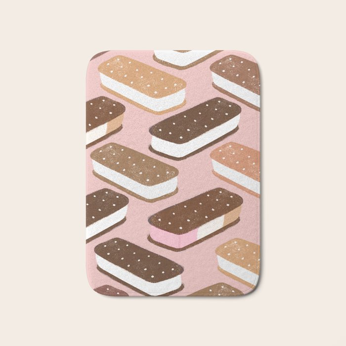 Ice Cream Sandwiches Bath Mat Gallery Image 1