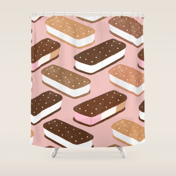 Ice Cream Sandwiches Shower Curtain Gallery Image 1