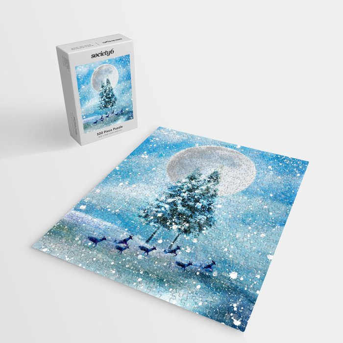 Winter Night 4 Jigsaw Puzzle Gallery Image 2