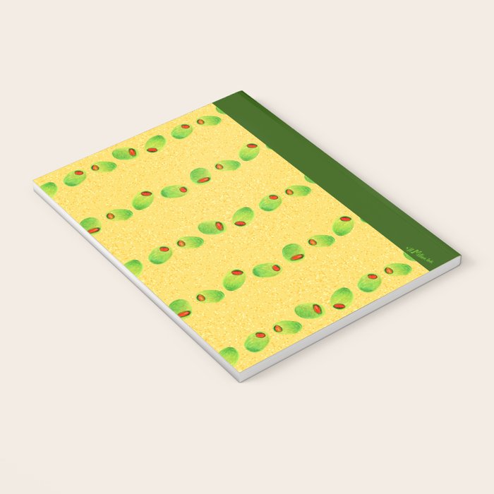 Olive Snack in Green & Yellow Notebook Gallery Image 3