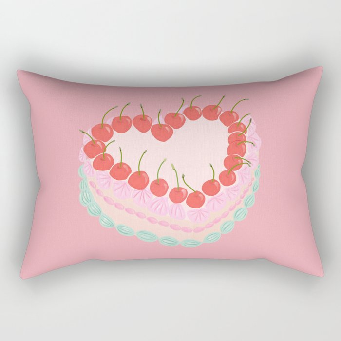 Preppy Cake Rectangular Pillow Gallery Image 1